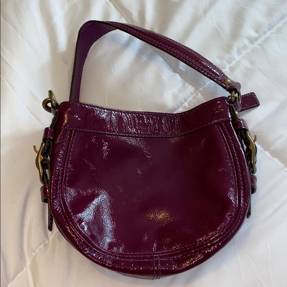 Purple Coach Bag